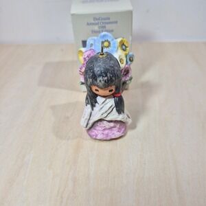 Goebel DeGrazia‎ 1988 Annual Ornament Third Edition Sunflower Girl Figurine Box